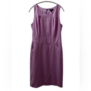 J Crew Lilac Wool Sheath Dress